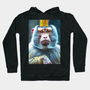 Monkey with a crown Hoodie